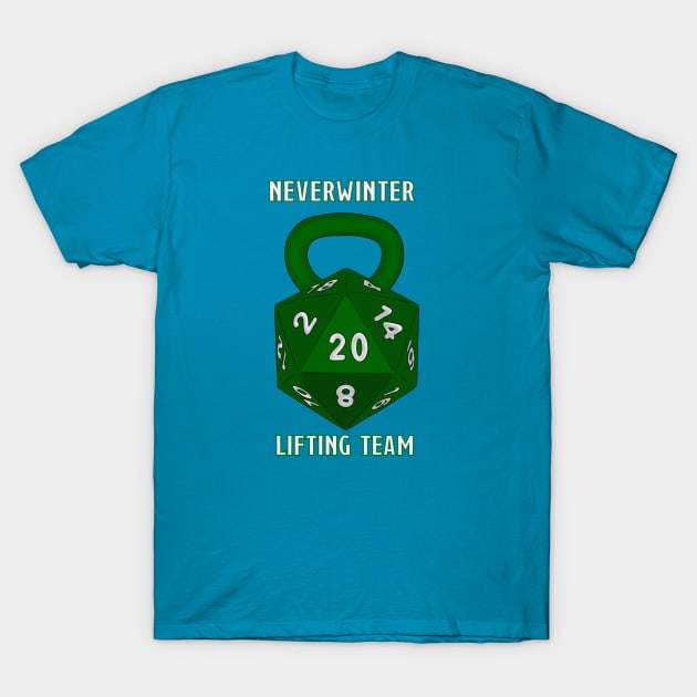 Neverwinter Lifting Team T-Shirt by Notorious Steampunk